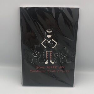 Dolls Kill Black and Red Emily Printed Notebook